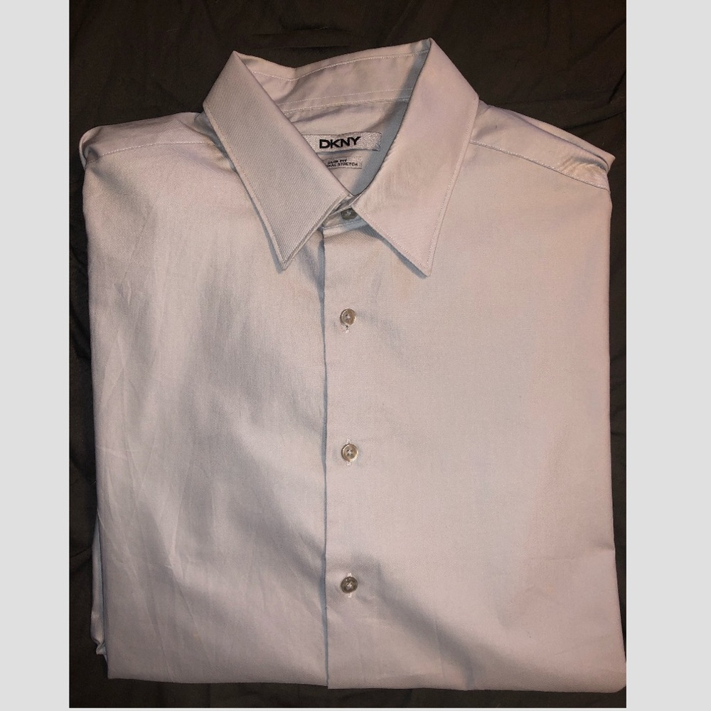 Men’s Light Grey DKNY Dress Shirt